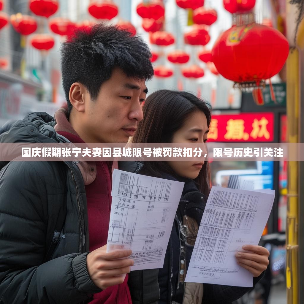 国庆假期张宁夫妻因县城限号被罚款扣分，限号历史引关注