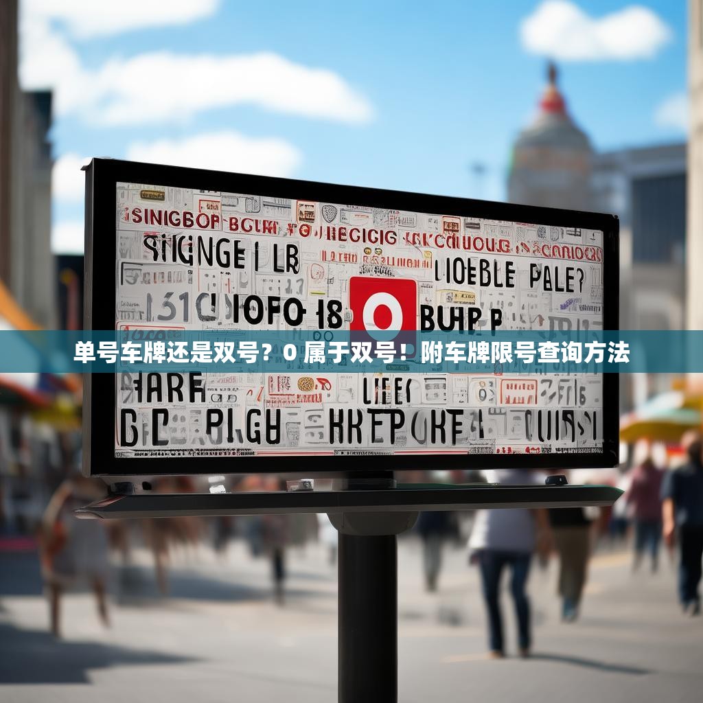 单号车牌还是双号？0 属于双号！附车牌限号查询方法