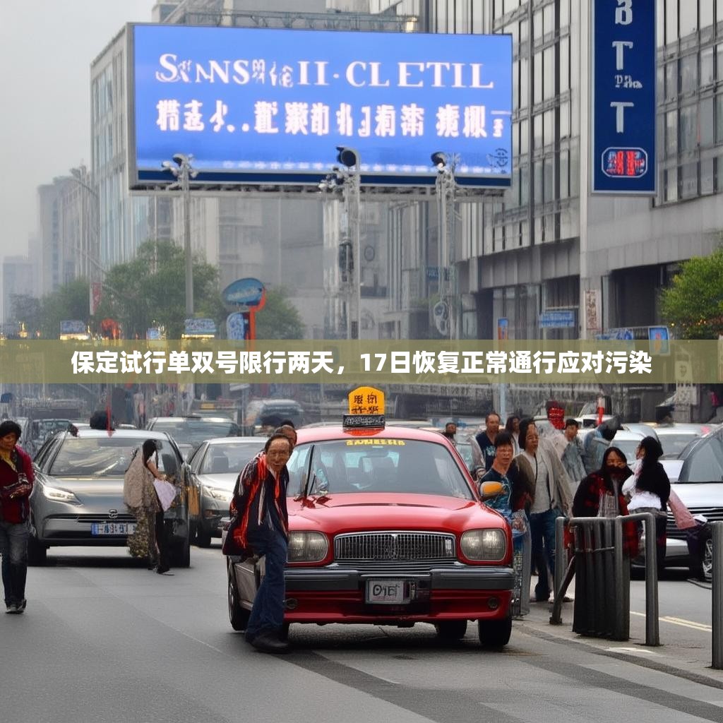 保定试行单双号限行两天，17日恢复正常通行应对污染