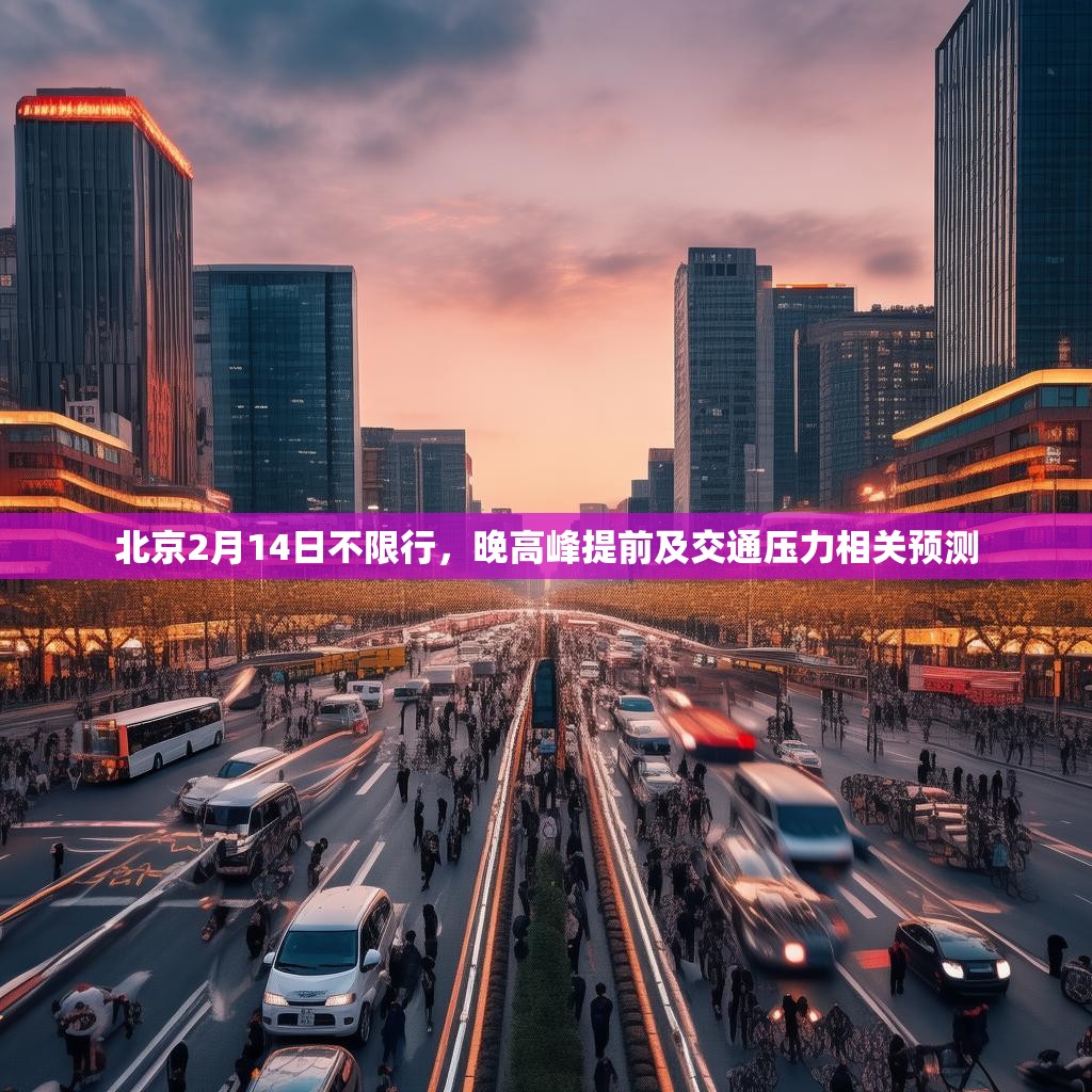 北京2月14日不限行，晚高峰提前及交通压力相关预测