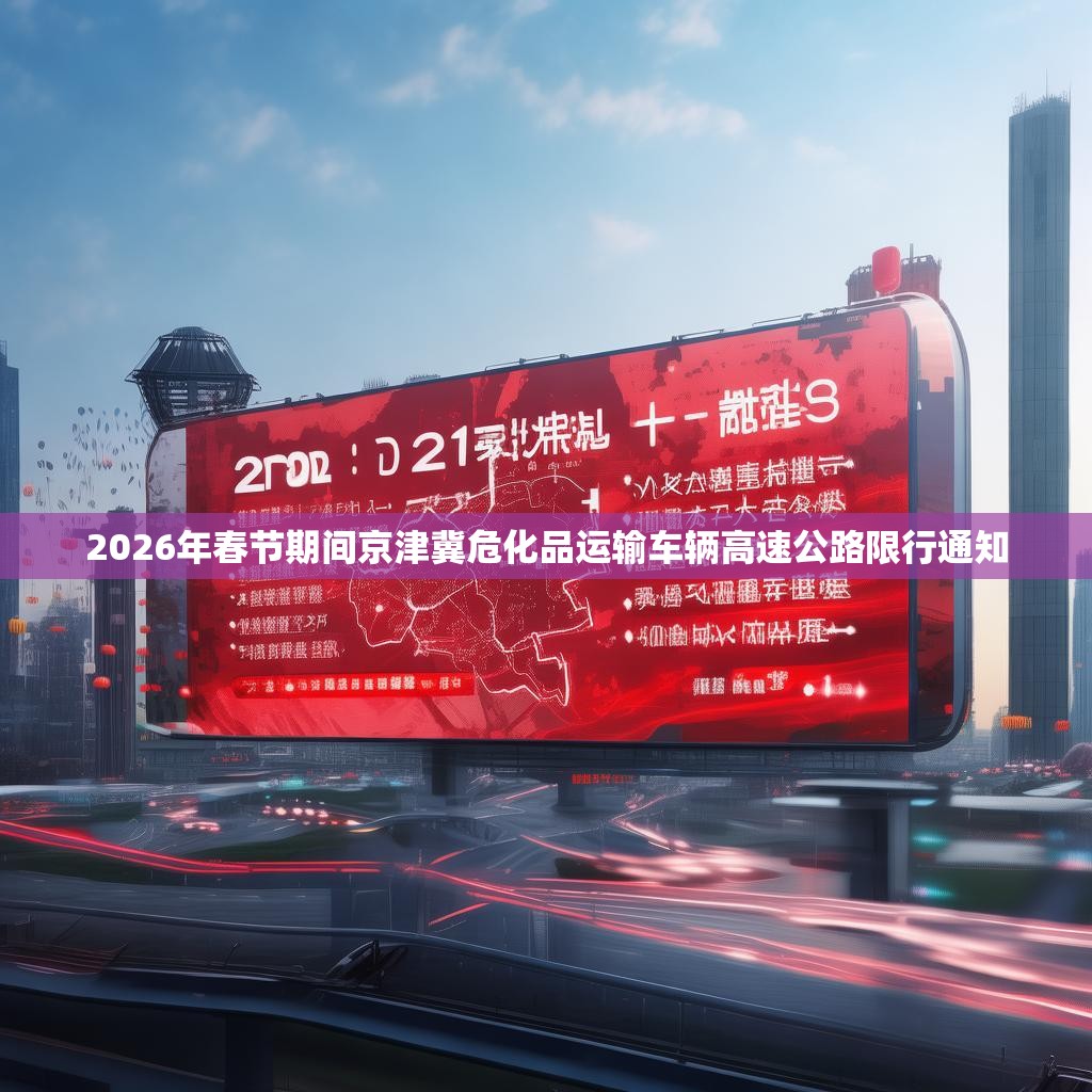 2026年春节期间京津冀危化品运输车辆高速公路限行通知