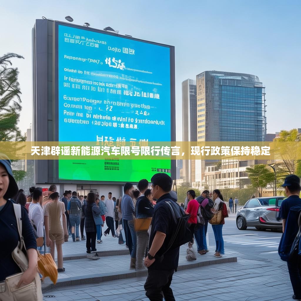 天津辟谣新能源汽车限号限行传言，现行政策保持稳定