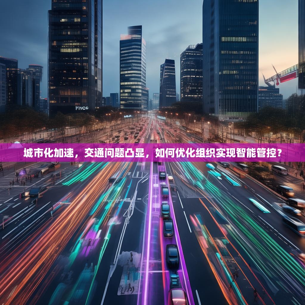 城市化加速，交通问题凸显，如何优化组织实现智能管控？