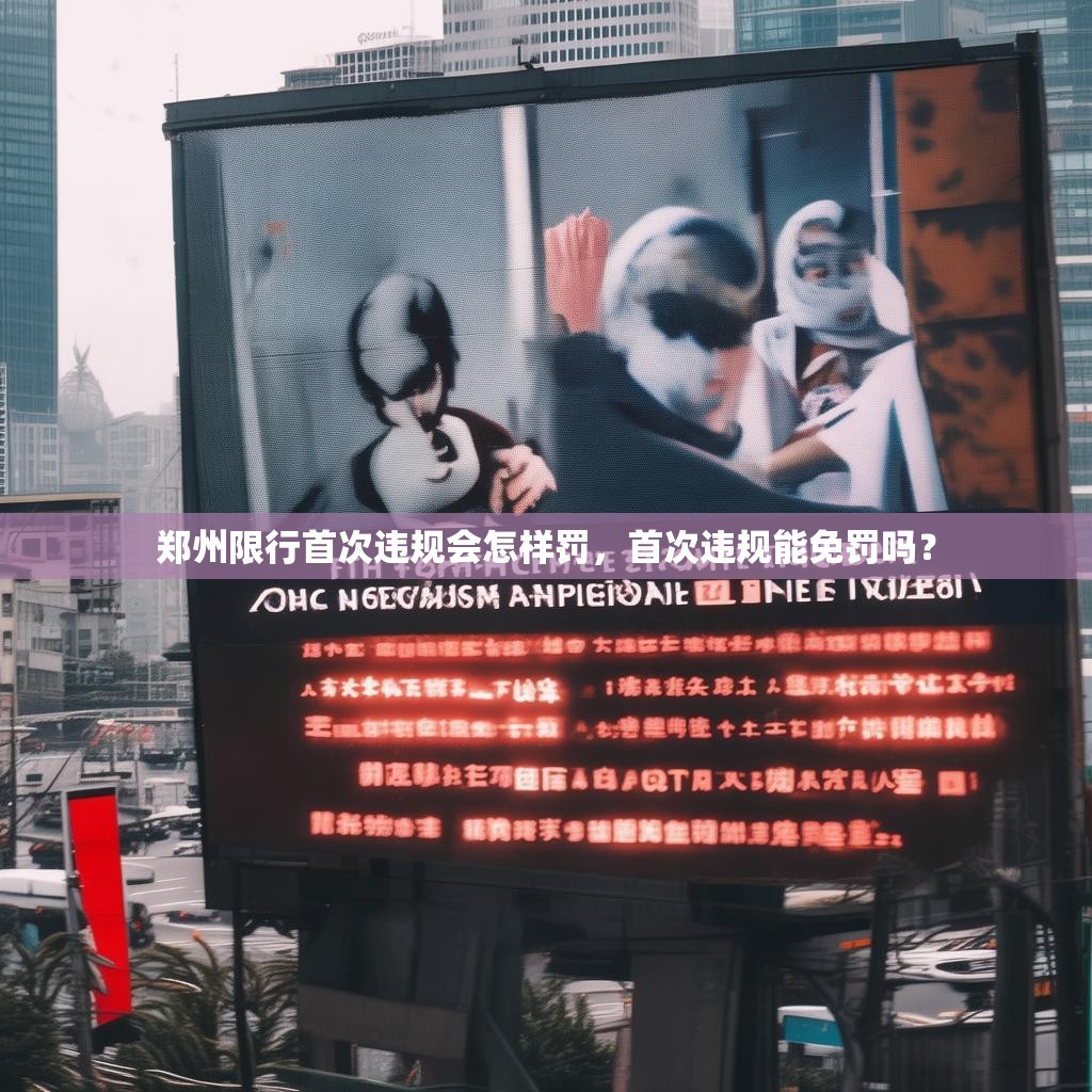 郑州限行首次违规会怎样罚，首次违规能免罚吗？