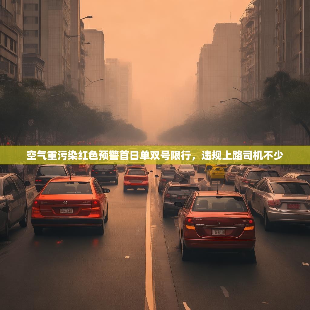 空气重污染红色预警首日单双号限行，违规上路司机不少