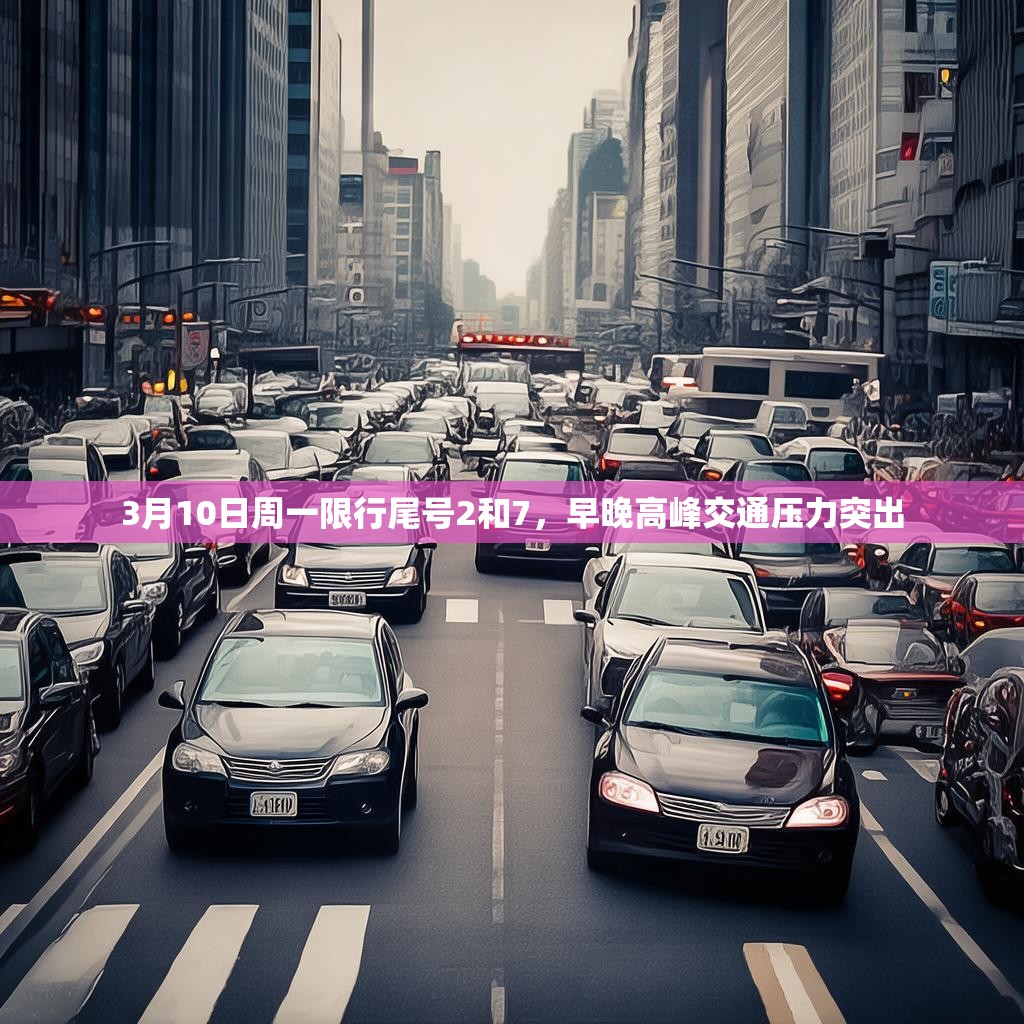 3月10日周一限行尾号2和7，早晚高峰交通压力突出