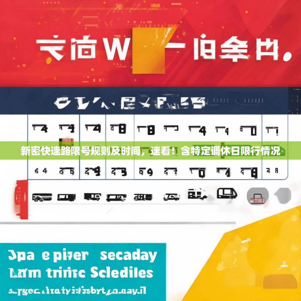 新密快速路限号规则及时间，速看！含特定调休日限行情况