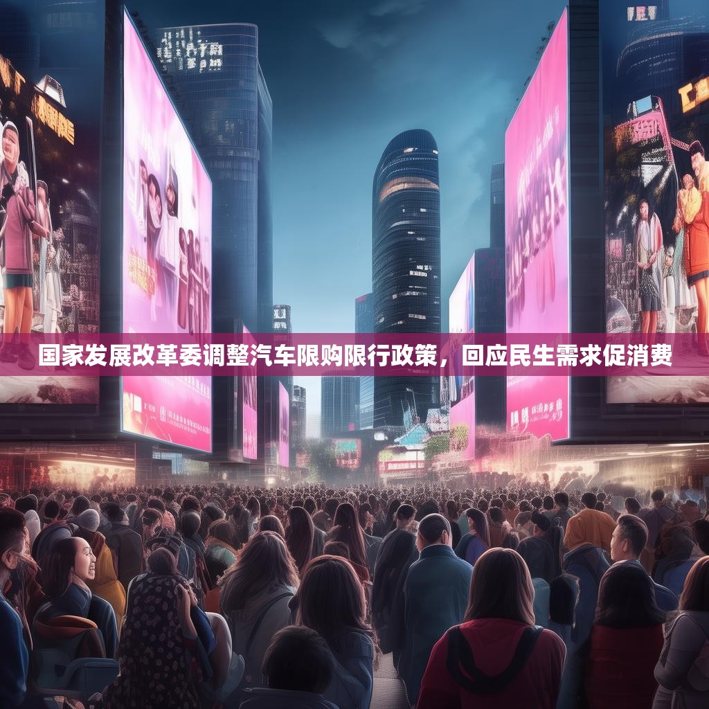 国家发展改革委调整汽车限购限行政策，回应民生需求促消费