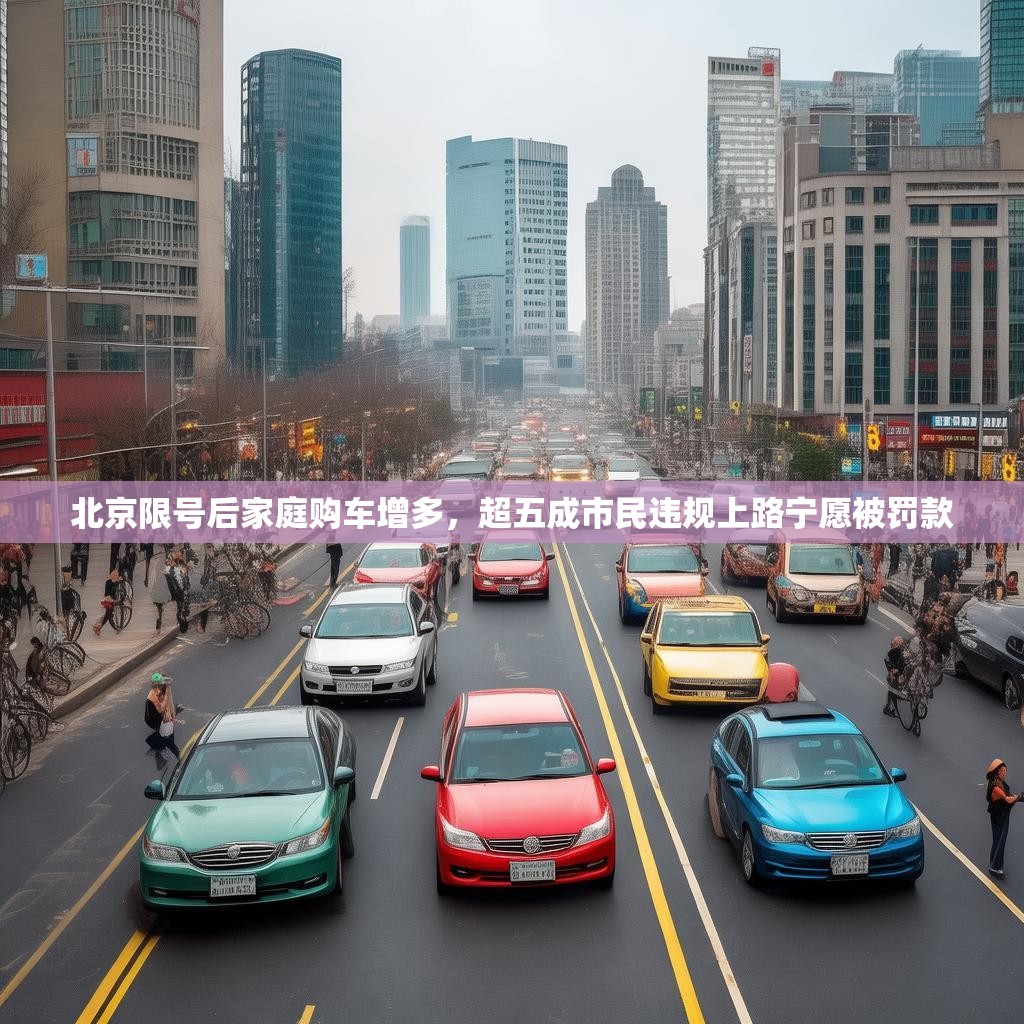 北京限号后家庭购车增多，超五成市民违规上路宁愿被罚款