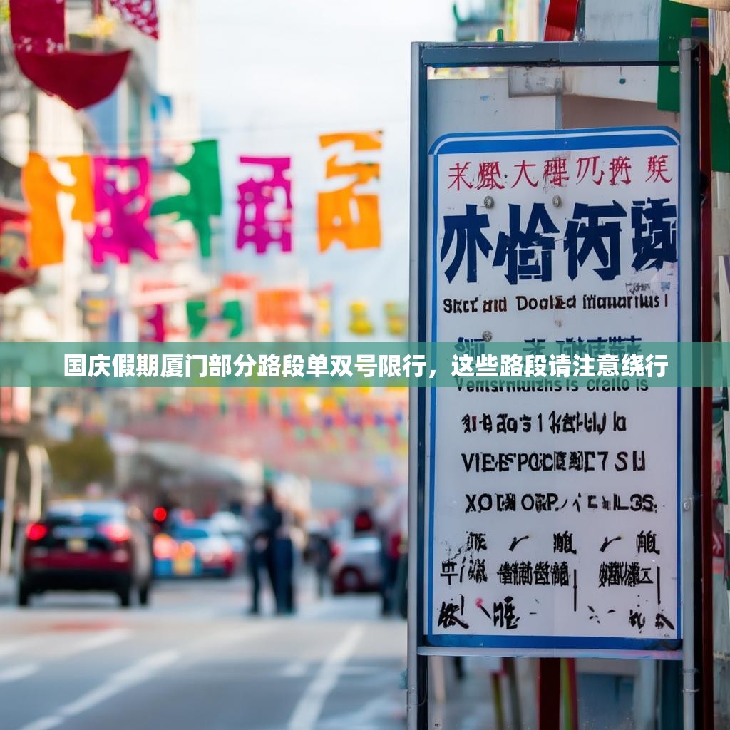 国庆假期厦门部分路段单双号限行，这些路段请注意绕行