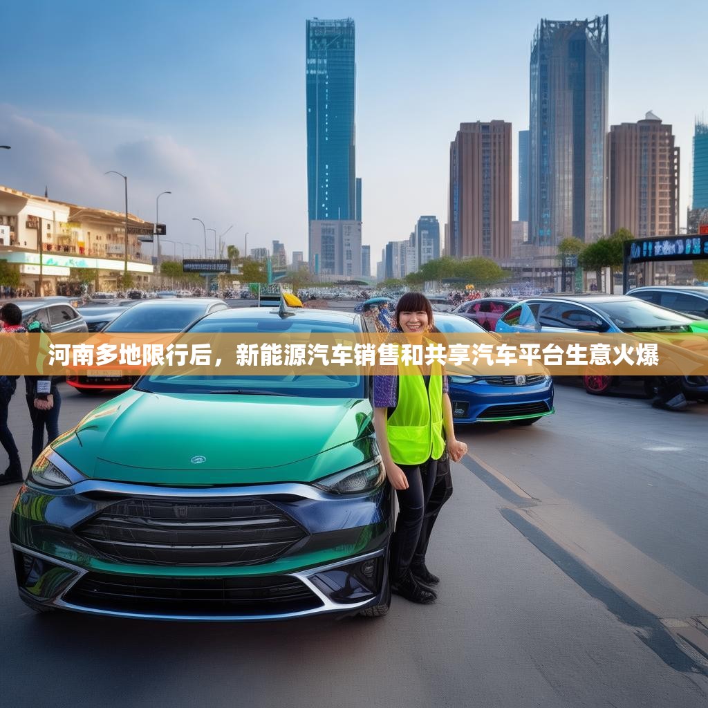 河南多地限行后，新能源汽车销售和共享汽车平台生意火爆