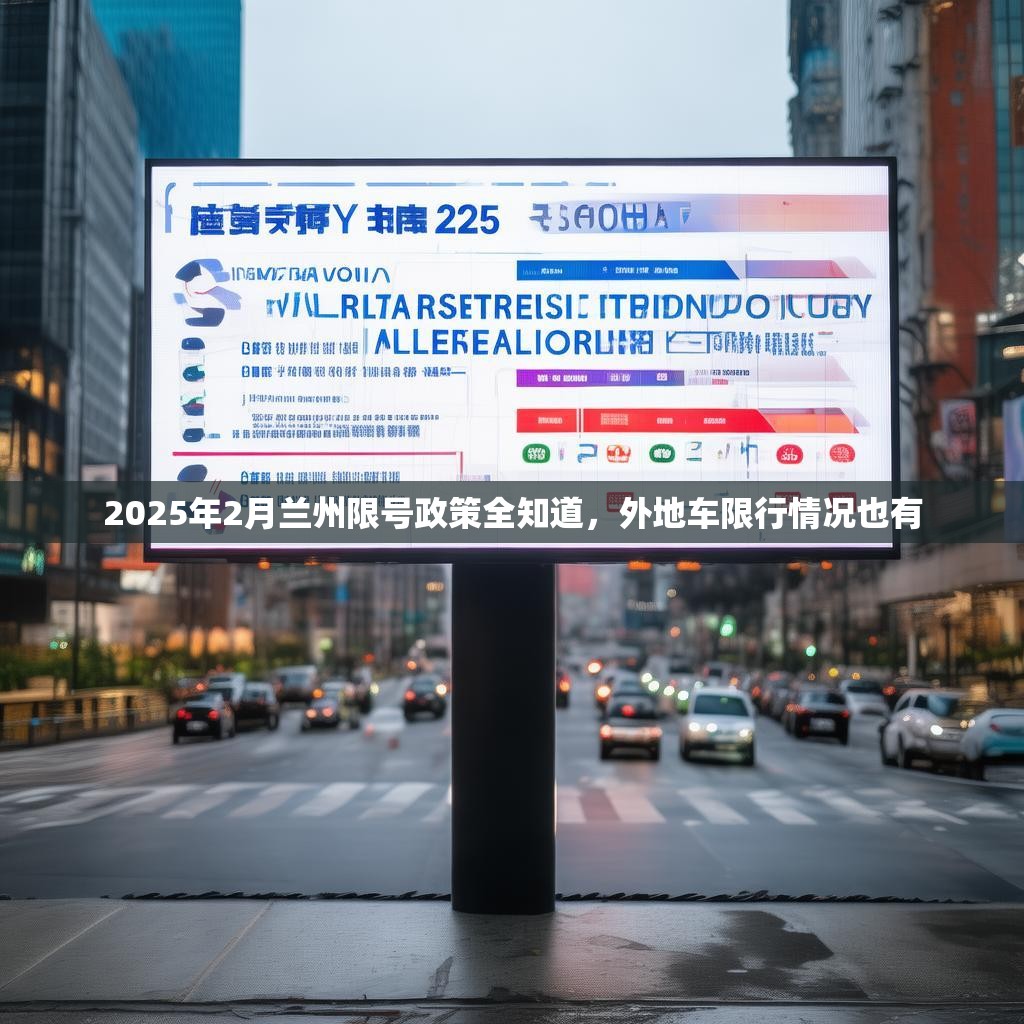 2025年2月兰州限号政策全知道，外地车限行情况也有