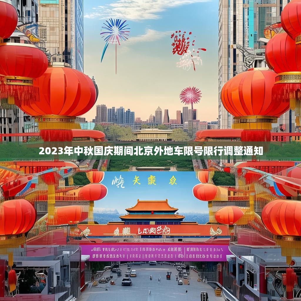 2023年中秋国庆期间北京外地车限号限行调整通知
