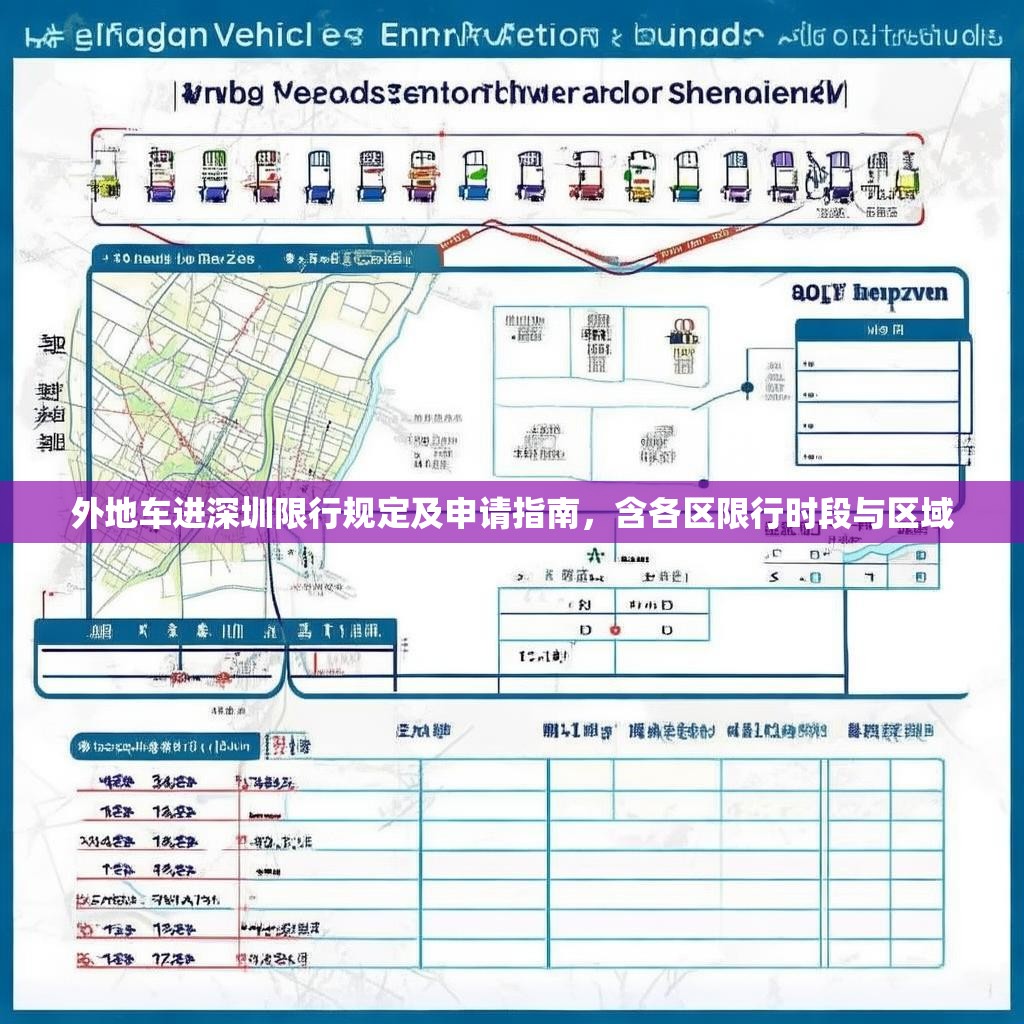 外地车进深圳限行规定及申请指南，含各区限行时段与区域