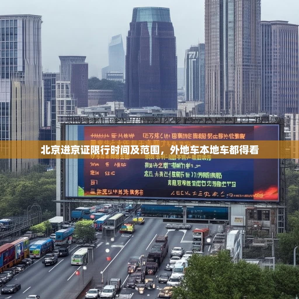 北京进京证限行时间及范围，外地车本地车都得看
