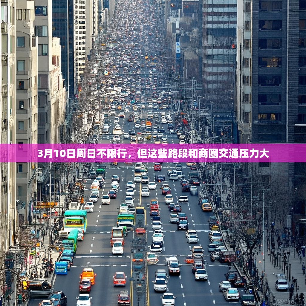 3月10日周日不限行，但这些路段和商圈交通压力大