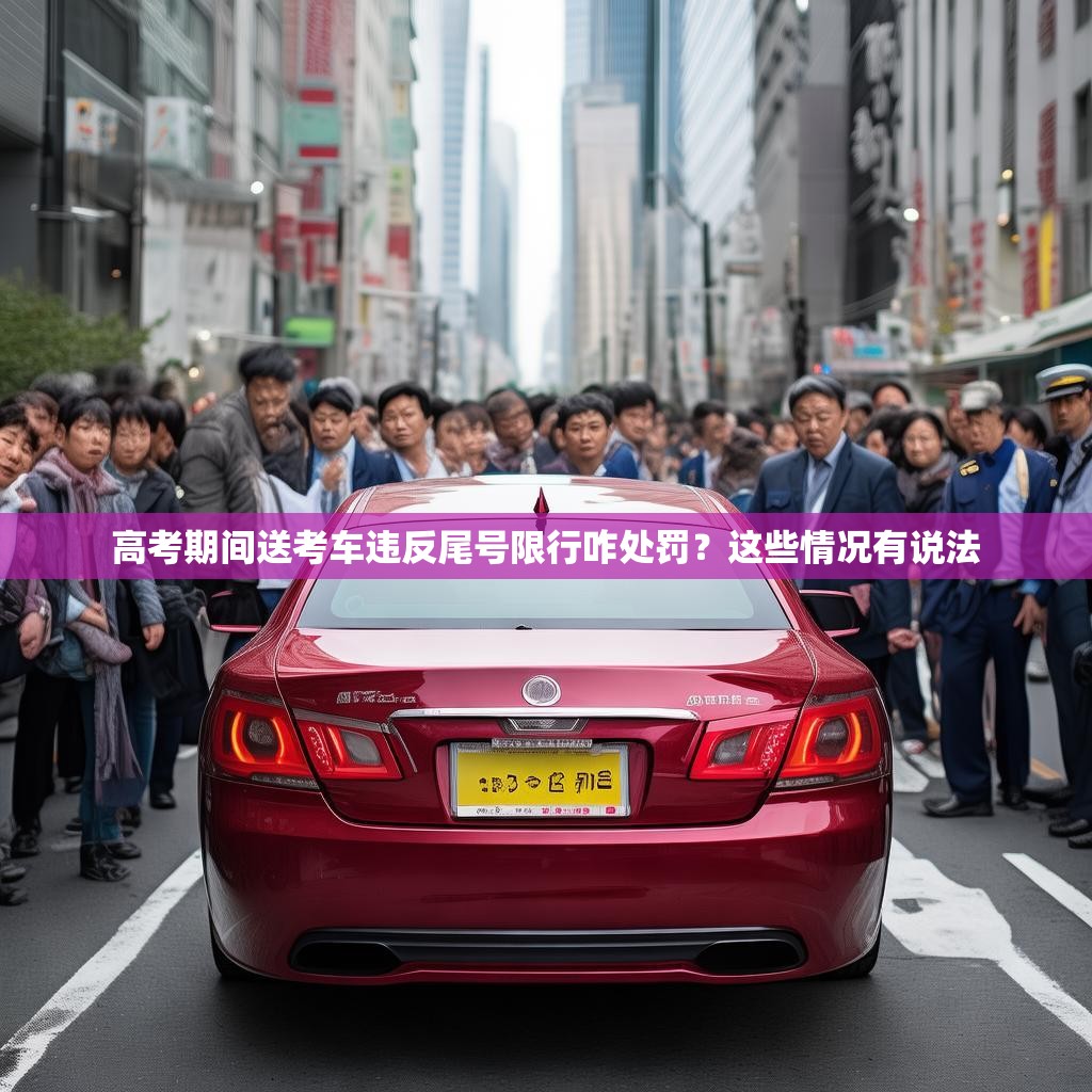 高考期间送考车违反尾号限行咋处罚？这些情况有说法