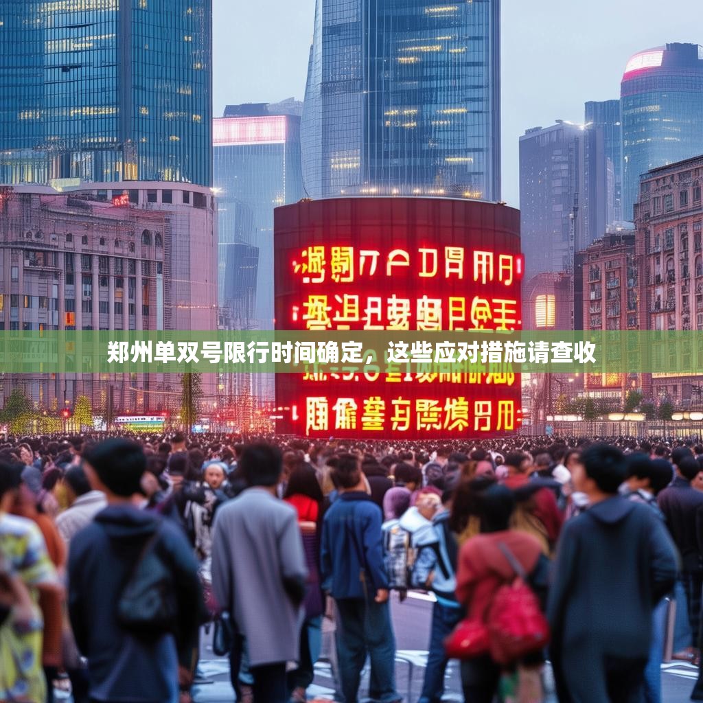郑州单双号限行时间确定，这些应对措施请查收