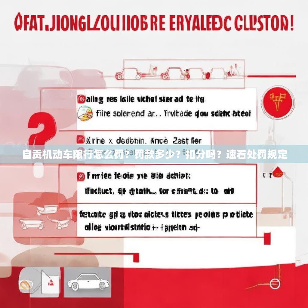 自贡机动车限行怎么罚？罚款多少？扣分吗？速看处罚规定