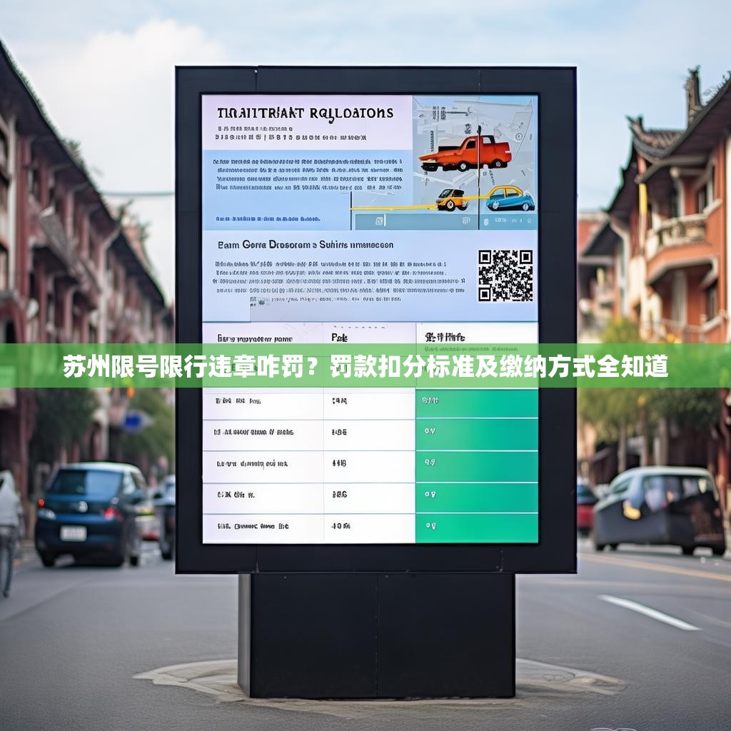 苏州限号限行违章咋罚？罚款扣分标准及缴纳方式全知道