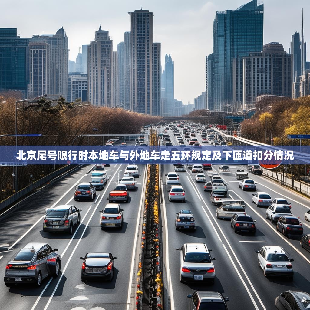 北京尾号限行时本地车与外地车走五环规定及下匝道扣分情况
