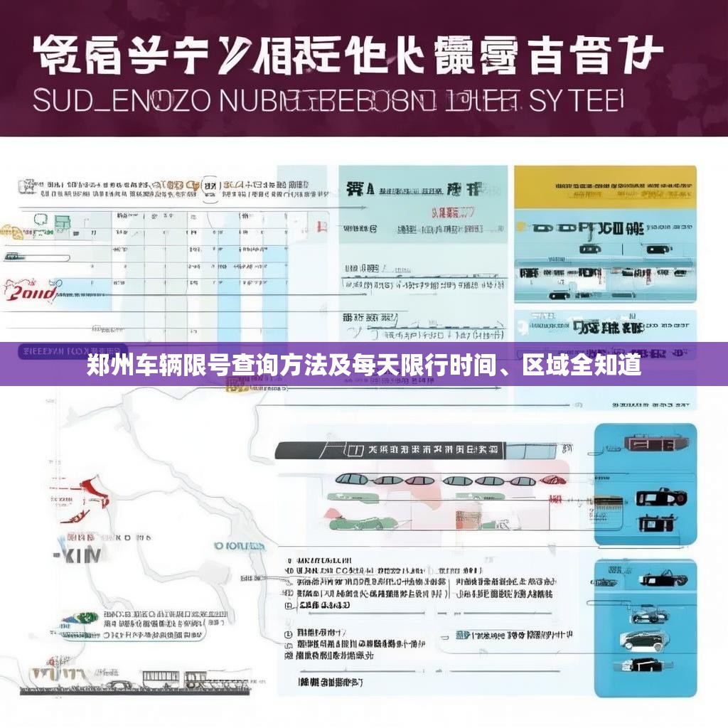 郑州车辆限号查询方法及每天限行时间、区域全知道