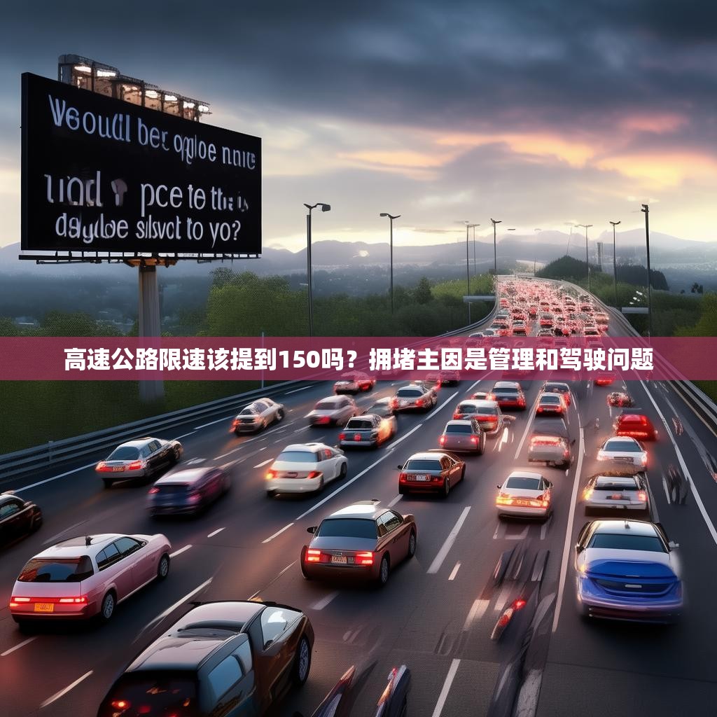 高速公路限速该提到150吗？拥堵主因是管理和驾驶问题