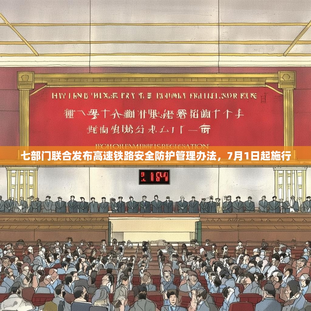 七部门联合发布高速铁路安全防护管理办法,7月1日起施行
