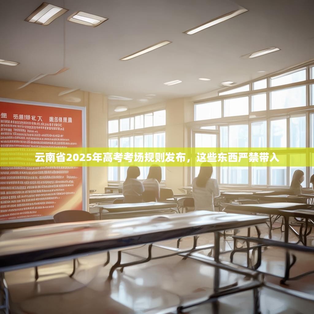 云南省2025年高考考场规则发布，这些东西严禁带入