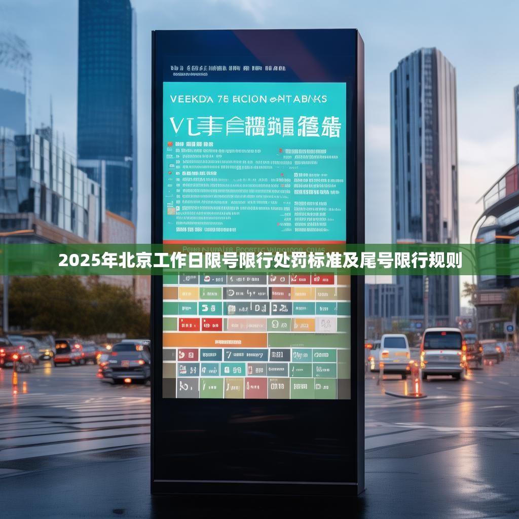 2025年北京工作日限号限行处罚标准及尾号限行规则