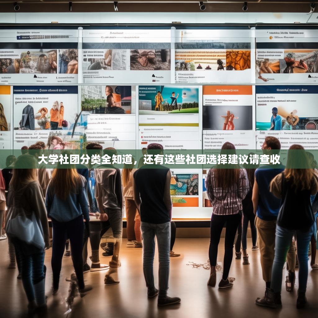 大学社团分类全知道,还有这些社团选择建议请查收