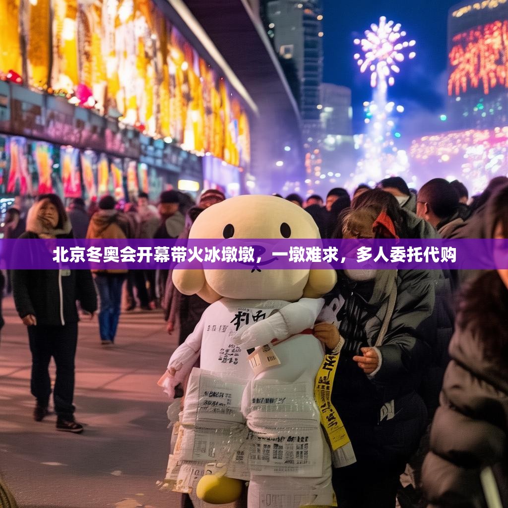 北京冬奥会开幕带火冰墩墩，一墩难求，多人委托代购