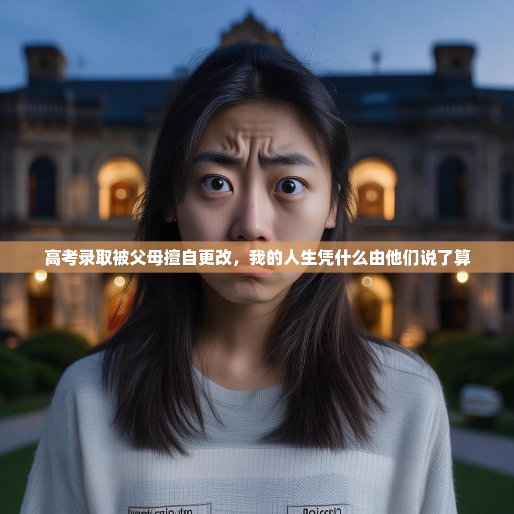 高考录取被父母擅自更改,我的人生凭什么由他们说了算