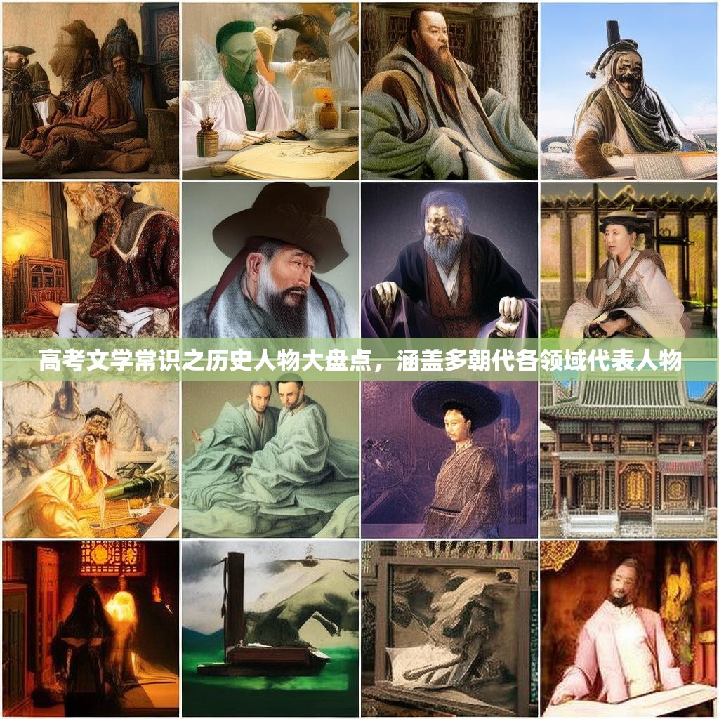 高考文学常识之历史人物大盘点,涵盖多朝代各领域代表人物