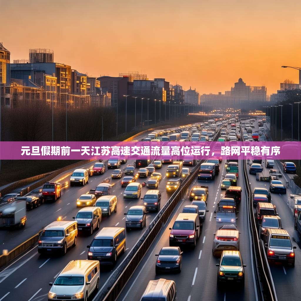 元旦假期前一天江苏高速交通流量高位运行，路网平稳有序