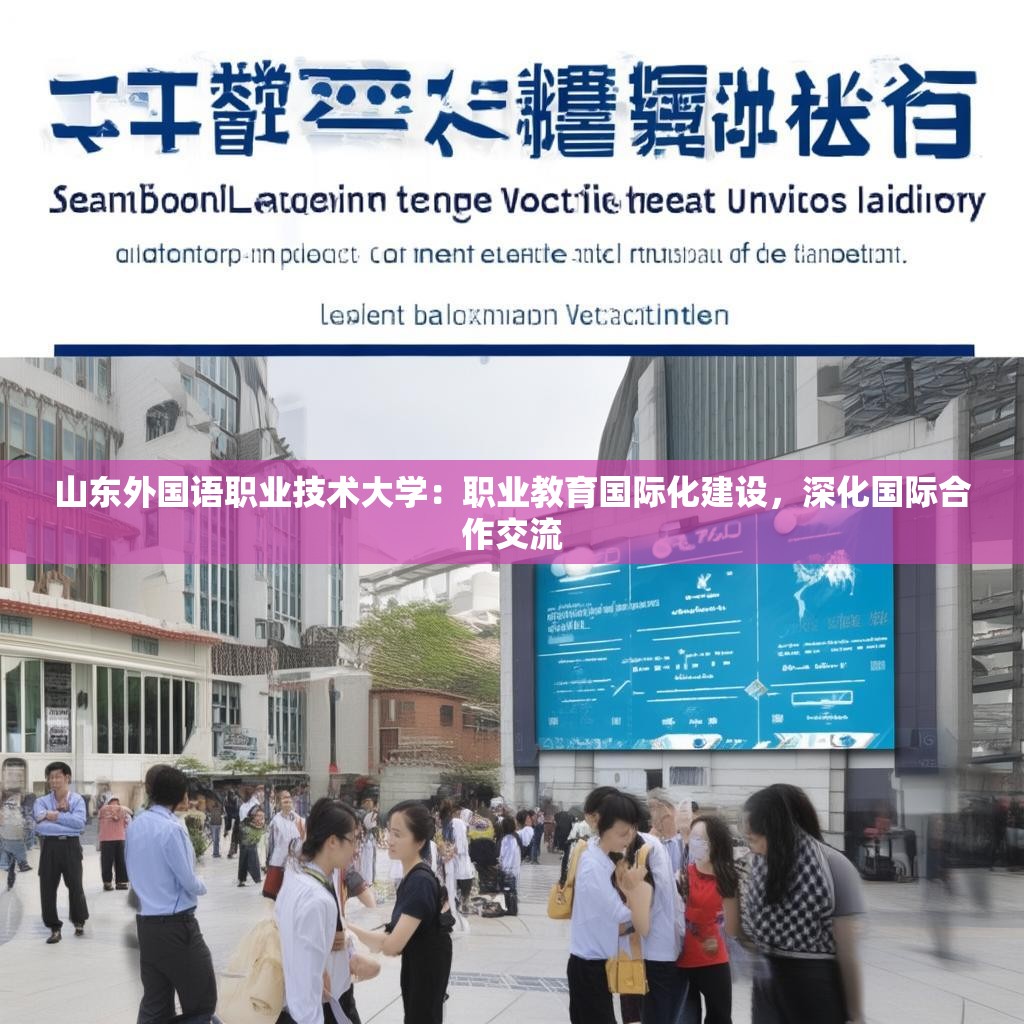 山东外国语职业技术大学:职业教育国际化建设,深化国际合作交流