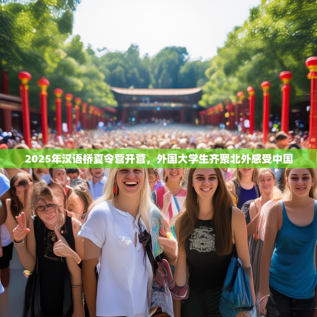 2025年汉语桥夏令营开营，外国大学生齐聚北外感受中国