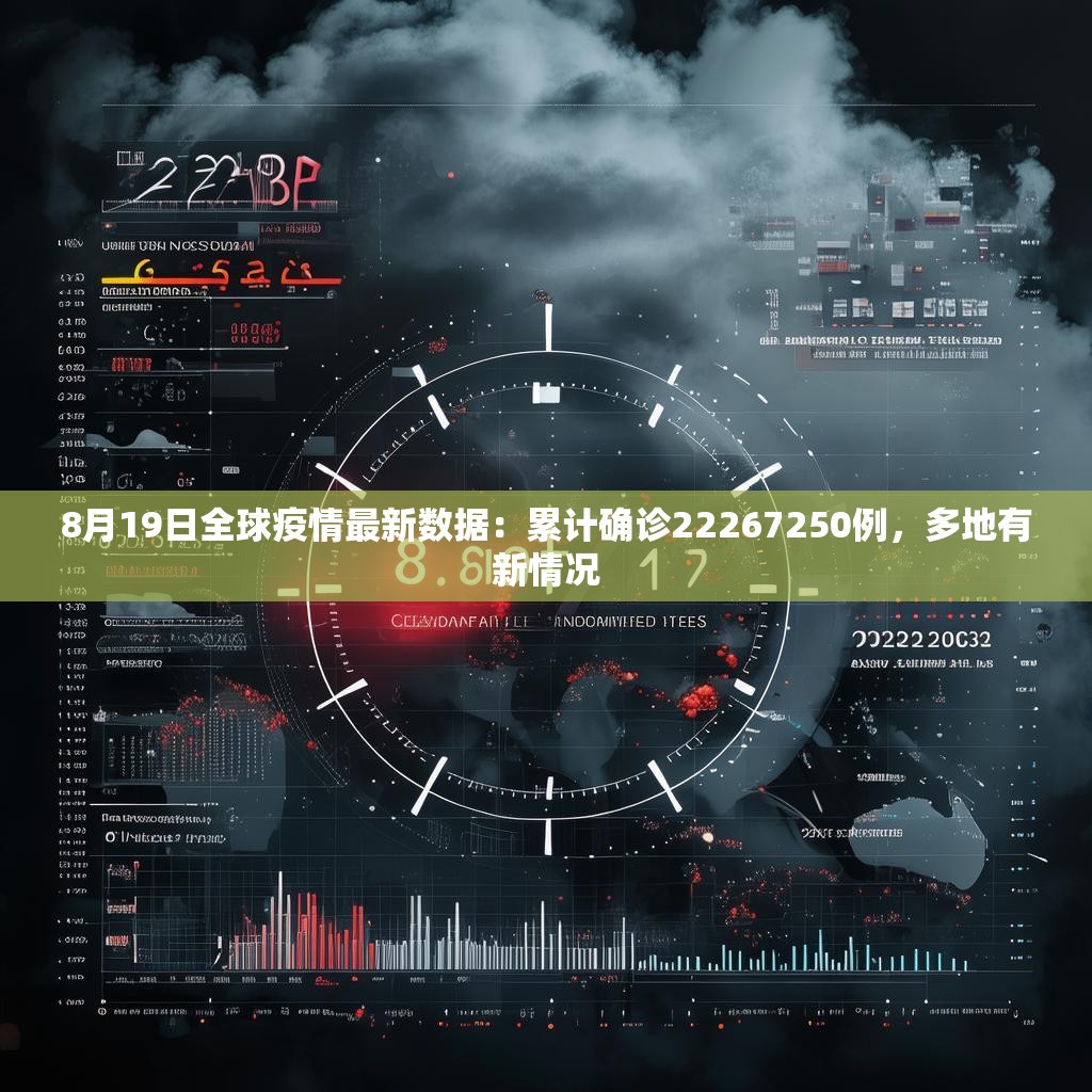 8月19日全球疫情最新数据：累计确诊22267250例，多地有新情况
