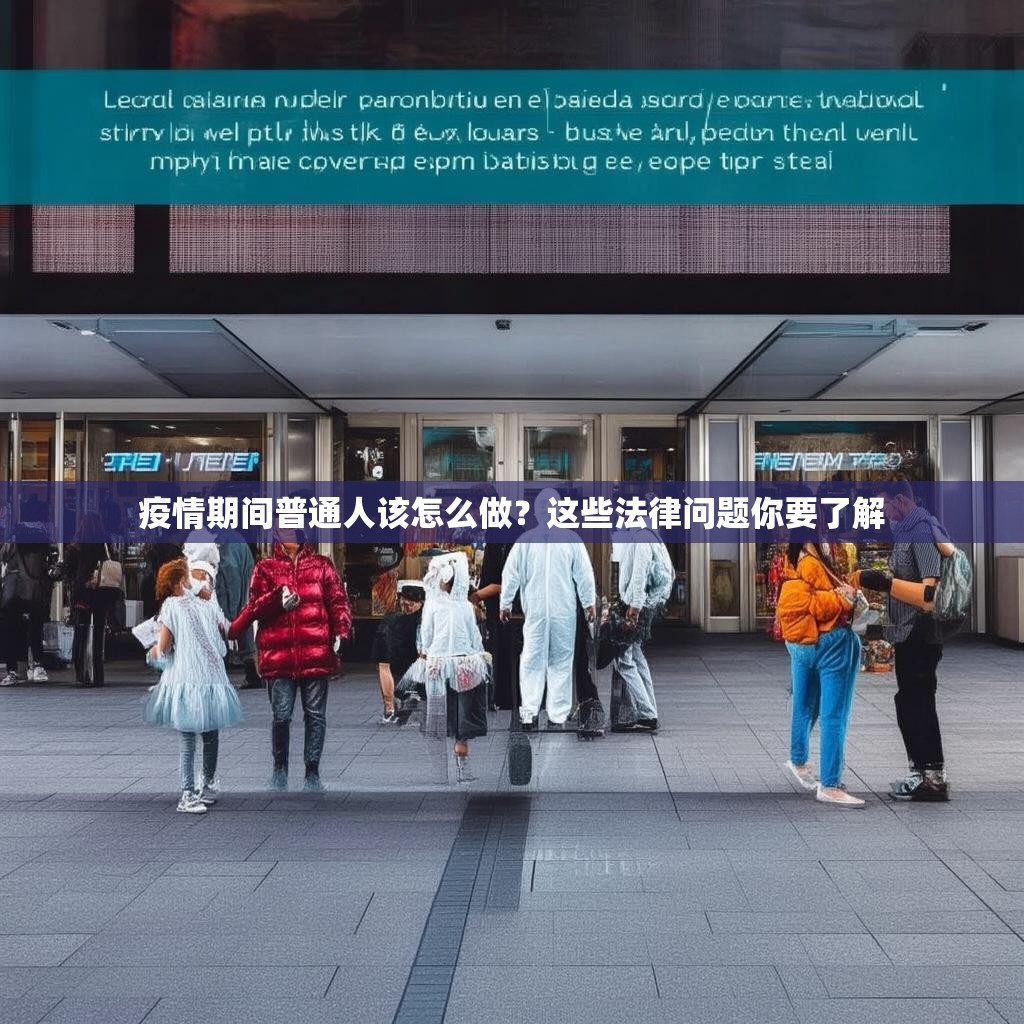 疫情期间普通人该怎么做？这些法律问题你要了解