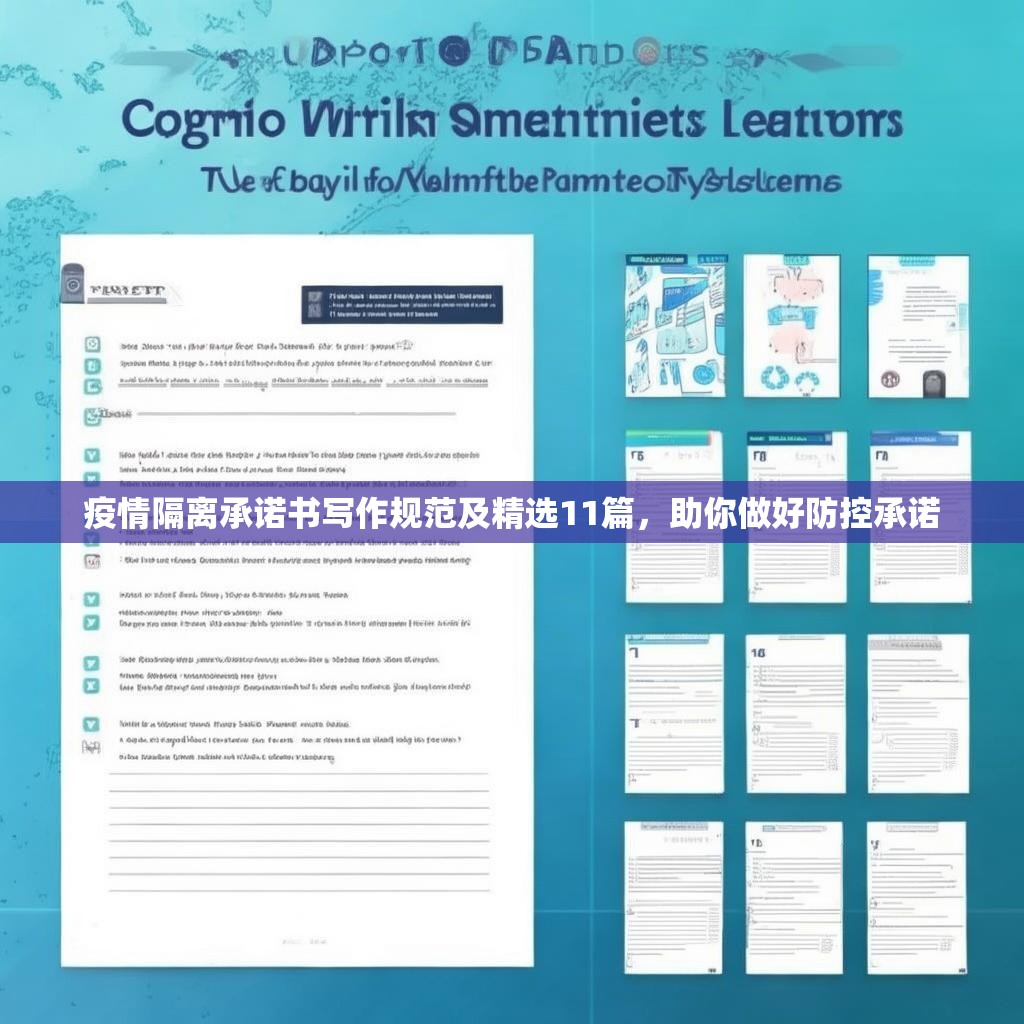 疫情隔离承诺书写作规范及精选11篇，助你做好防控承诺