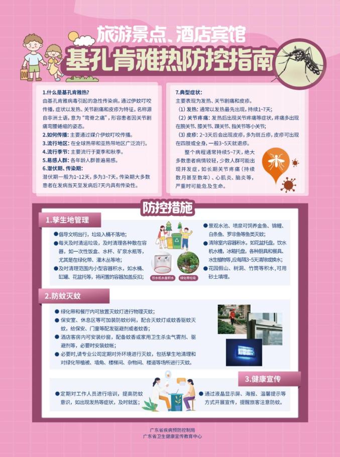 基孔肯雅热疫情防控严，住宿企业这些工作要做好